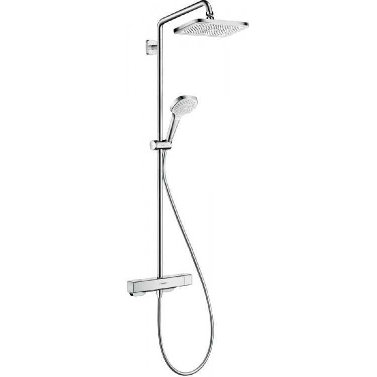 Душевая система наружного монтажа Hansgrohe Croma E 280 Showerpipe 27630000 Душевая система наружного монтажа Hansgrohe Croma E 280 Showerpipe 27630000